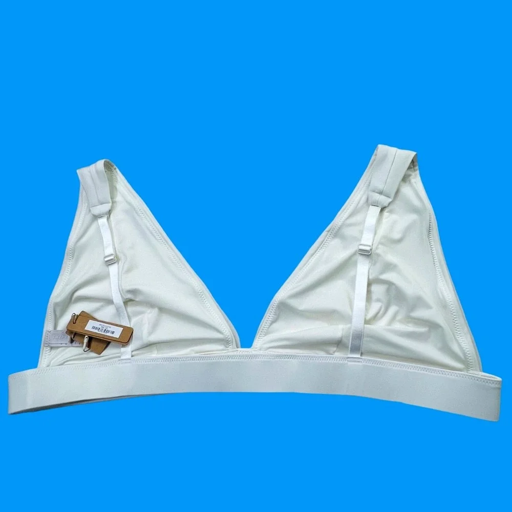 SKIMS Swim Plunge Top +‎ Micro Tanga Bottom Bikini Set Marble 4X